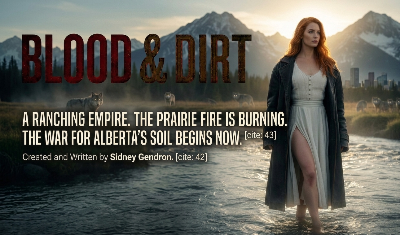 Blood and Dirt — Robertson family portrait artwork