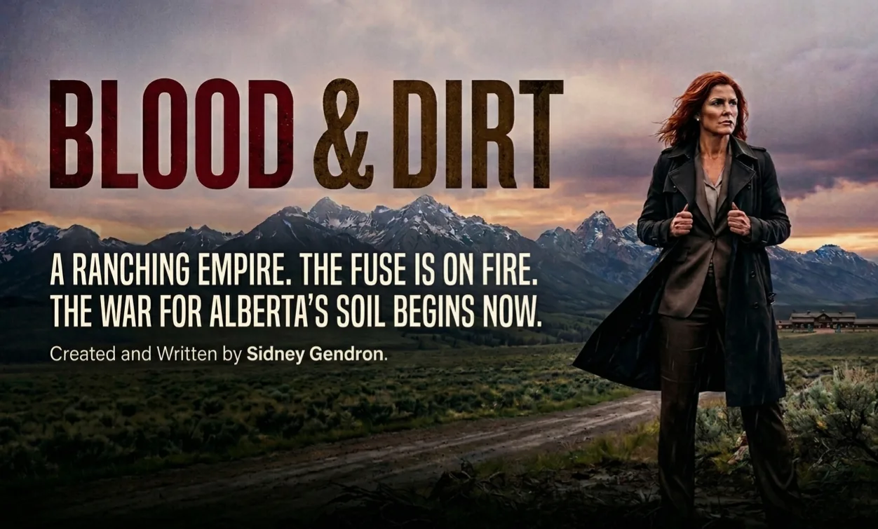 Frontier prairie scene from the world of Blood and Dirt