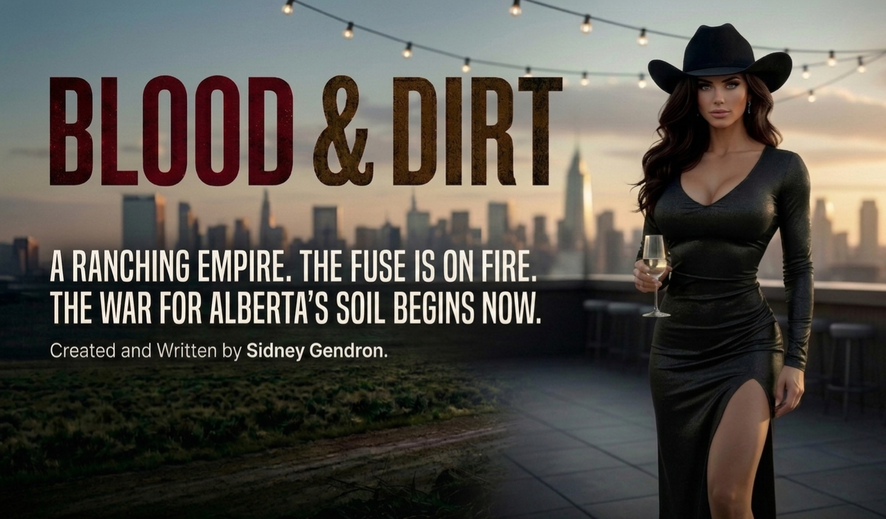 Blood and Dirt — Alberta foothills homestead artwork